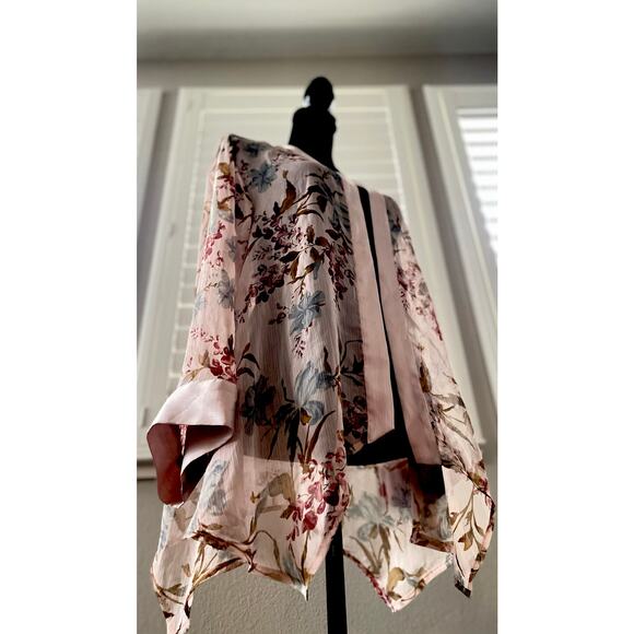 Vince Camuto Floral Duster XS - Picture 1 of 6